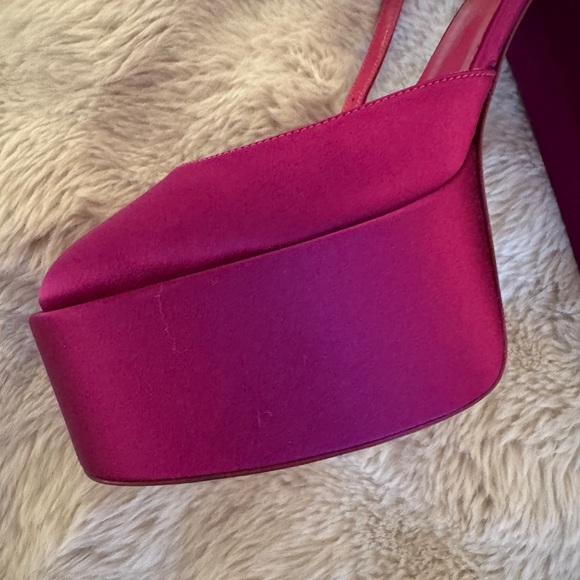 Paris Texas Vibrant Pink Platform Heels - Picture 7 of 11